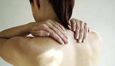 Self-massage with cervical osteochondrosis