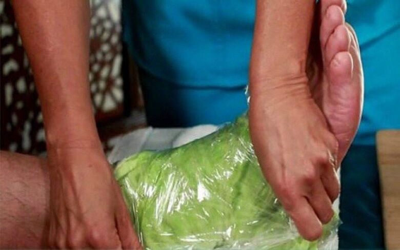 cabbage leaf compress for arthrosis